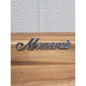 1974 1975 1976 1977 Mercury Monarch "MONARCH" Script Emblem OEM Part #: 16B114A0